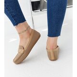 Gemre Beige fabric moccasins Fombio | Shoptok.si