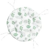  Okrugli jastuk s uzorkom lišća Ø 60 x 11 cm od tkanine Oxford | Eponuda.com