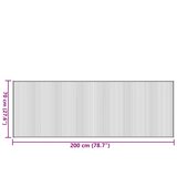  Tepih pravokutni smeđi 70 x 200 cm od bambusa | Eponuda.com