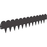 vidaXL Robovi trave 30 pcs 103 x 20 cm Jeklo Črna, (5000301291) Cene