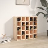 vidaXL Stojalo za vino 56x25x56 cm trdna borovina Cene