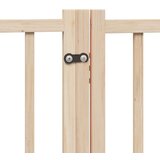  Vrata za pse s vratašcima 8 panela sklopiva 640 cm drvo topole | shoptok.hr