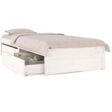  Posteljni okvir s predali črna 75x190 cm majhna enojna, (20643327) | Shoptok.si