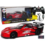  Auto na daljinsko upravljanje 1:18 Corvette C6.R - crveni