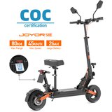 Joyor S8E električni skuter 1248WH 26AH super long range opremljen s smerniki in elektronskimi hupami ter lastno oblikovano visoko elastično blaženje udarcev, (21691239) | Shoptok.si