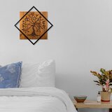 Wallity tree walnutblack decorative wooden wall accessory Cene