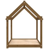 Krevet za pse smeđa boja meda 111x80x100 cm od masivne borovine | Eponuda.ba