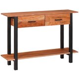  Konzolna stolica s ladicama Smeđa i crna 110 x 30 x 75 cm | Eponuda.ba