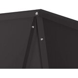  Cvetlično korito 2 pcs Črna 30 x 30 x 75 cm Jeklo, (5000207770) | Shoptok.si