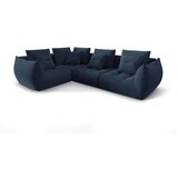 Micadoni Temno modra kotna sedežna garnitura (levi kot/v obliki črke L) Bloom – Home | Shoptok.si