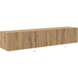 TV omarice z LED lučmi 2 kosa Artisan Oreh 80x35x31 cm | Shoptok.si