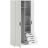 MID.YOU omara za oblačila, bela | Shoptok.si