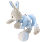 Baby Mix Plišana spirala zeko grey&blue | shoptok.hr