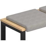  Jastučić za klupu 4 kom. Mikrovlakna Svjetlosiva Dubina 35 cm - Svjetlosiva 4 | shoptok.hr