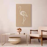  Slika - White Flamingo (1 Part) Vertical 80x120 Akustična | shoptok.hr