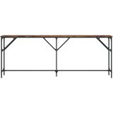  Konzolni stol boja hrasta 200x29x75 cm od konstruiranog drva | shoptok.hr