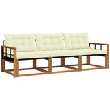  Set vanjskih sofa 3 kom. Prirodna i krem | shoptok.hr