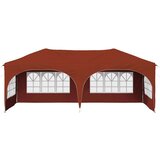  Zložljivi šotor za zabave 575 x 288 x 245 cm Terakota, (5000248650) | Shoptok.si