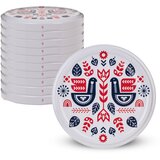 KADAX Pokrovčki za kozarce Fi82 Pokrovčki za kozarce za med, 10 kosov, 6-zaklepni, (5000354990) | Shoptok.si