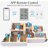 CHATTHEN pametni wifi termometer in merilnik vlage za notranjo in zunanjo uporabo odprta embalaža | Shoptok.si