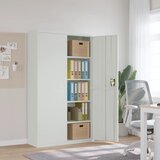 vidaXL Ormarić za spise svjetlosivi 105 x 40 x 180 cm čelični Cijene