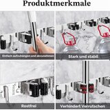 ACEMINING 2x stensko držalo za metle s 5 oprijemi in 4 kavlji | Shoptok.si