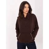 RUE PARIS Sweatshirt-RV-BL-A874.01P-dark brown | Shoptok.si
