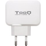 TooQ dvojni polnilec USB-C + USB-A 27 W bel, (21405221) | Shoptok.si