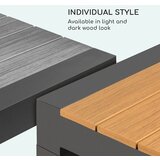 Blumfeldt Menorca Expand vrtna miza, antracit, poliles, tikovina - | Shoptok.si