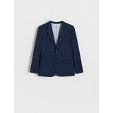 Reserved - Karirast suknjič slim fit - Mornarsko modra | Shoptok.si