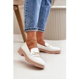 Boto Women's Moccasins With Decoration Eco Leather White Tialorae | Shoptok.si