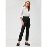 Koton 3sak40095uw Women's Canvas Trousers Black | Eponuda.ba