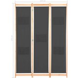 vidaXL Sobna pregrada s 3 panela od tkanine 120 x 170 x 4 cm siva | shoptok.hr