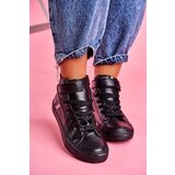 Kesi Dámské vysoké tenisky Big Star - černé | Shoptok.si