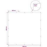 CERADA s rupama Zelena 4 x 4 m 180 gsm PE | shoptok.hr