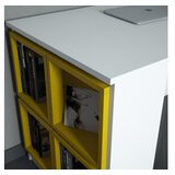 Hanah home Hanah kućni radni sto 120x75x65cm Bijelo-žuti | Eponuda.ba