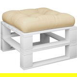  Blazina za palete bež 60x61,5x10 cm blago, (20655663) | Shoptok.si