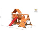 Fungoo Set BIG LEADER SPIDER RED - drveno dječje igralište | shoptok.hr