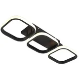 moderna stropna nadometna LED svetilka 33W 52cm 4500K črna ZD118