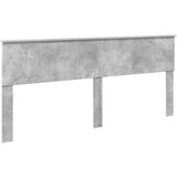  Konstrukcija postelje z vzglavjem Betonsko siva 200 x 200 cm, (5000103425) | Shoptok.si