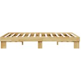 vidaXL posteljni okvir brez vzmetnice 120x200 cm masivni les hrast | Shoptok.si