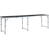  stol za kampiranje sivi aluminijski 240 x 60 cm | shoptok.hr
