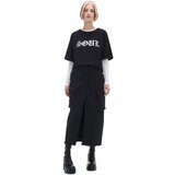 Cropp ženska majica s printom - Crna 2329W-99X cijene