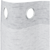 vidaXL Zavese z zavesami 2 pcs Svetlo siva 140 x 245 cm Poliester | Shoptok.si