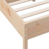  Okvir kreveta bez madraca 135 x 190 cm od masivne borovine | shoptok.hr