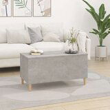  Klubska mizica betonsko siva 90x44,5x45 cm inženirski les, (20712309) | Shoptok.si