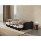 Micadoni Črna raztegljiva sedežna garnitura iz tkanine bouclé 247 cm Jodie – Home | Shoptok.si