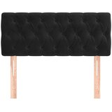  Uzglavlje crno 90x7x78/88 cm baršunasto | shoptok.hr