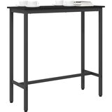  Stol Crni hrast 100 x 40 x 100,5 cm Inženjerska drva i čelik | shoptok.hr