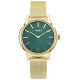 Timex Analogne ure ty576610 Zelena | Shoptok.si